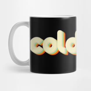 vintage color coldplay Mug